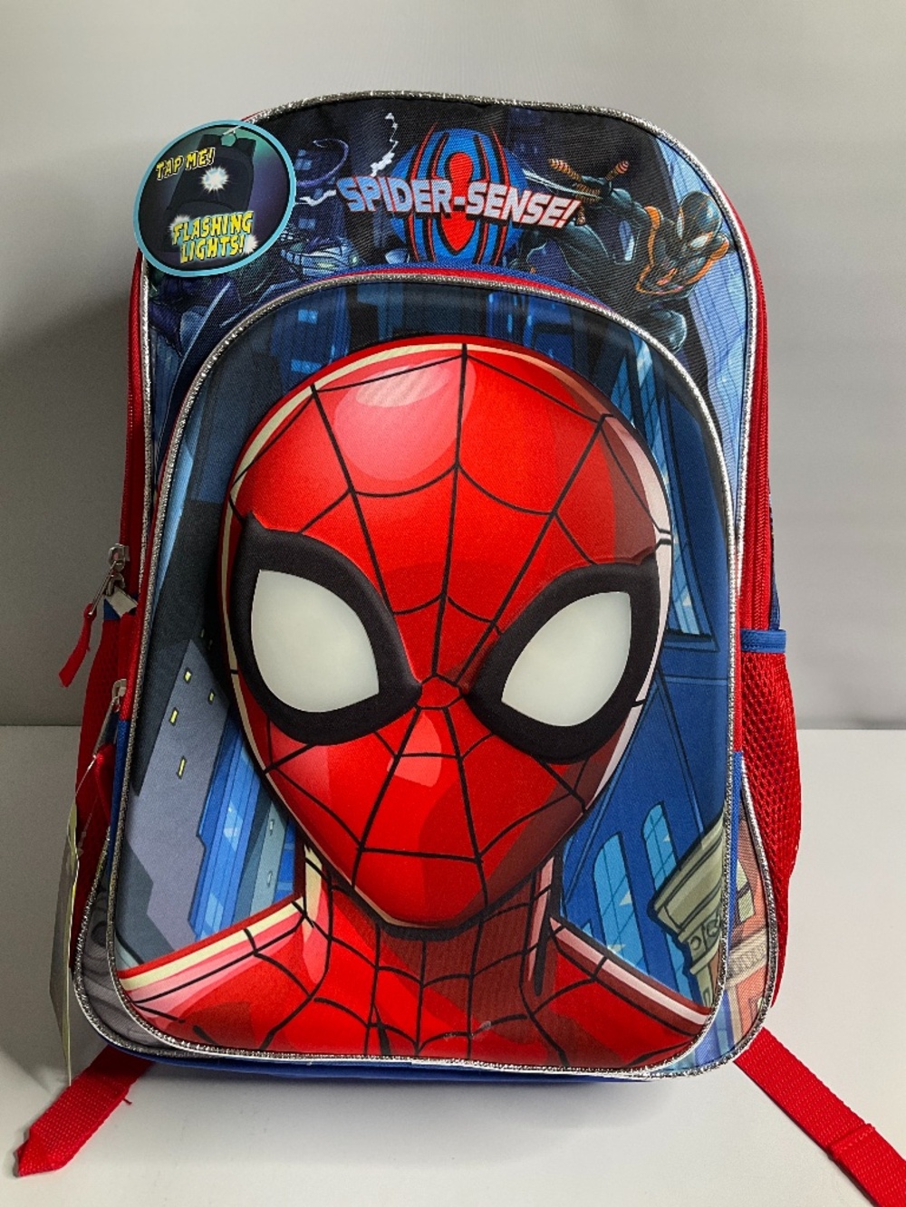 Spider Man 17” Kids Light Up Backpack